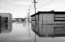 An abundance of rain caused a street intersection to close down due to a flood. (Library of Virginia/Wikipedia Commons)