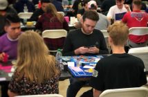 Andrew Munoz competes in the 2018 Pokemon Regional Championship Tournament in Costa Mesa Saturday, March 3. (courtesy of Jeff Stratford)