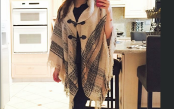 Alexandra Vivienne sports her poncho