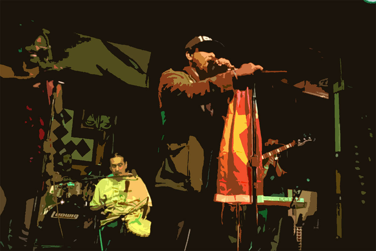 Here is an image taken of Tadasse at The World Beat Center in San Diego. He is up on stage