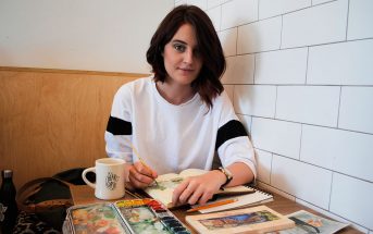 Sophia Branstrom, freelancing illustrator, creates anything from tattoo designs to coffee tables for her clients. (Jenna Ross)