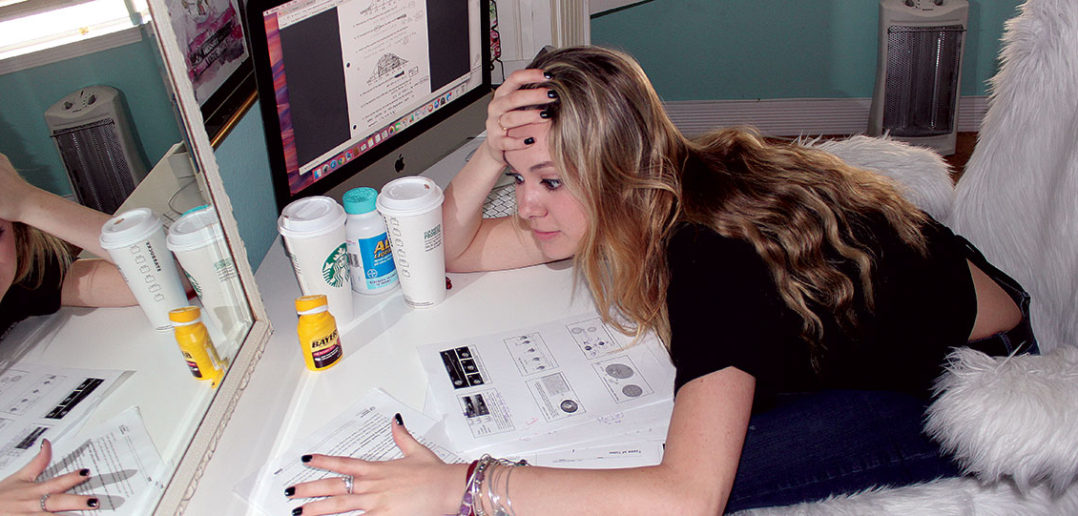 It takes a lot of stamina - as well as caffeine - to pull a successful all-nighter. (credit here)