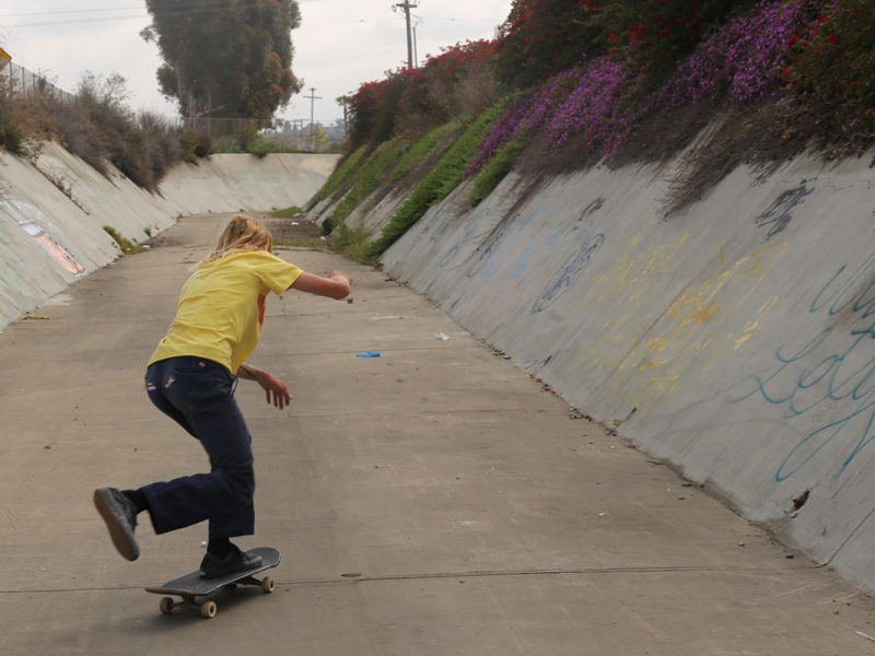 Hansen pushes away for a last trick.